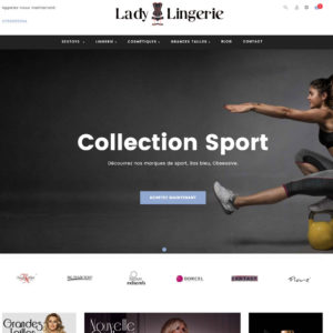 accueil site lingerie sexy dropshipping