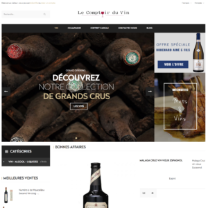 premier site e-commerce caviste en dropshipping.