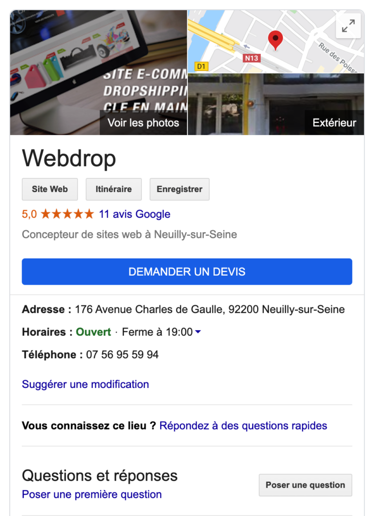 Avis du fournisseur en Dropshipping Webdrop. Ce fournisseur en Dropshipping à une note de 5/5.