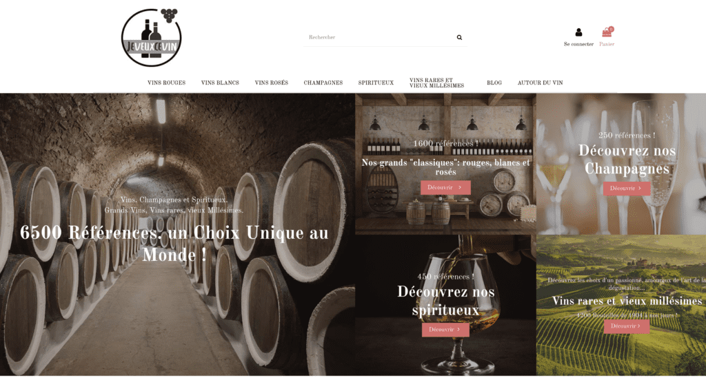 Site dropshipping vin spiritueux