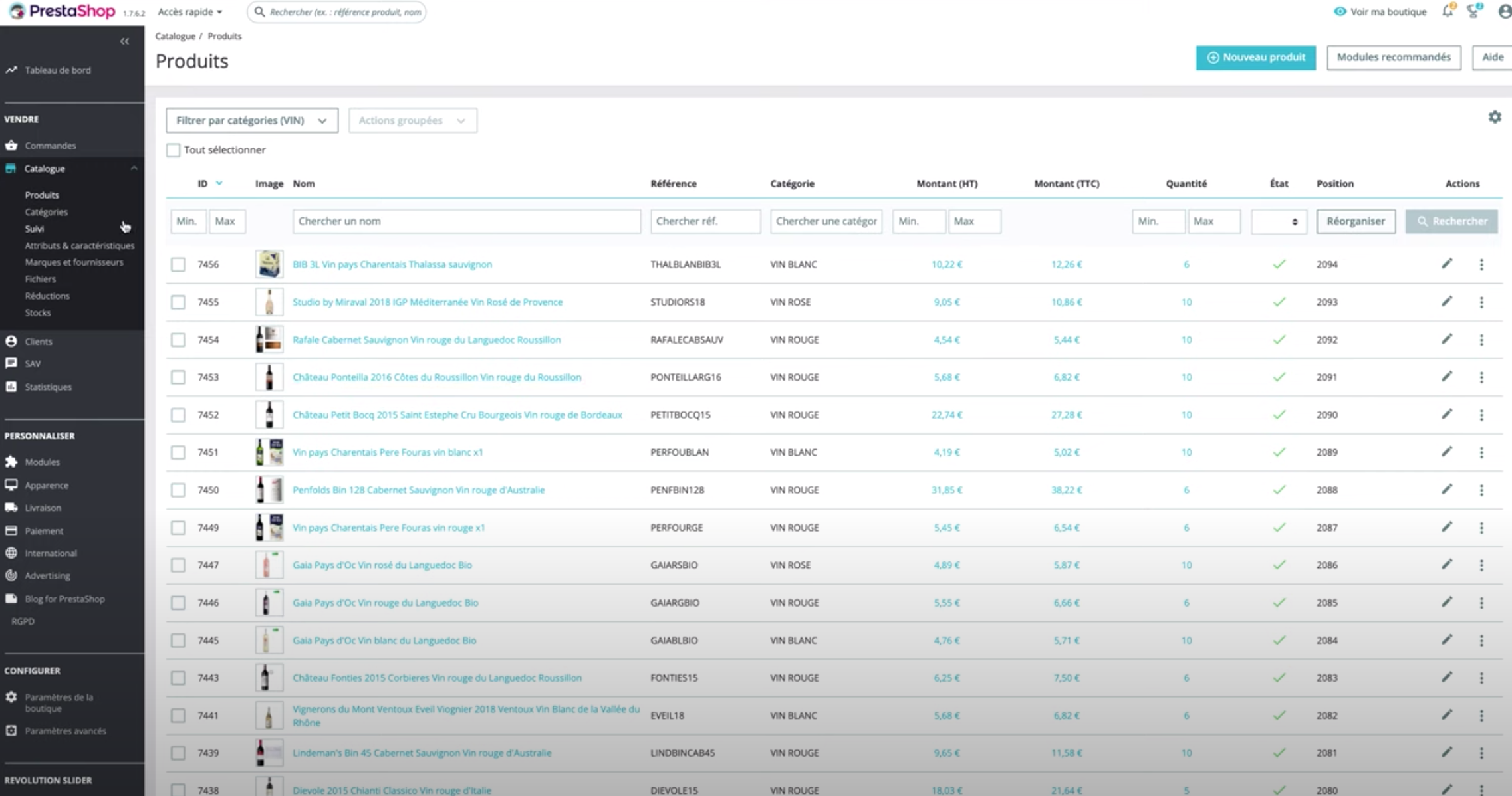 Formation video prestashop dropshipping Webdrop-market