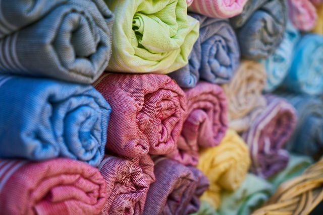 marché de textile